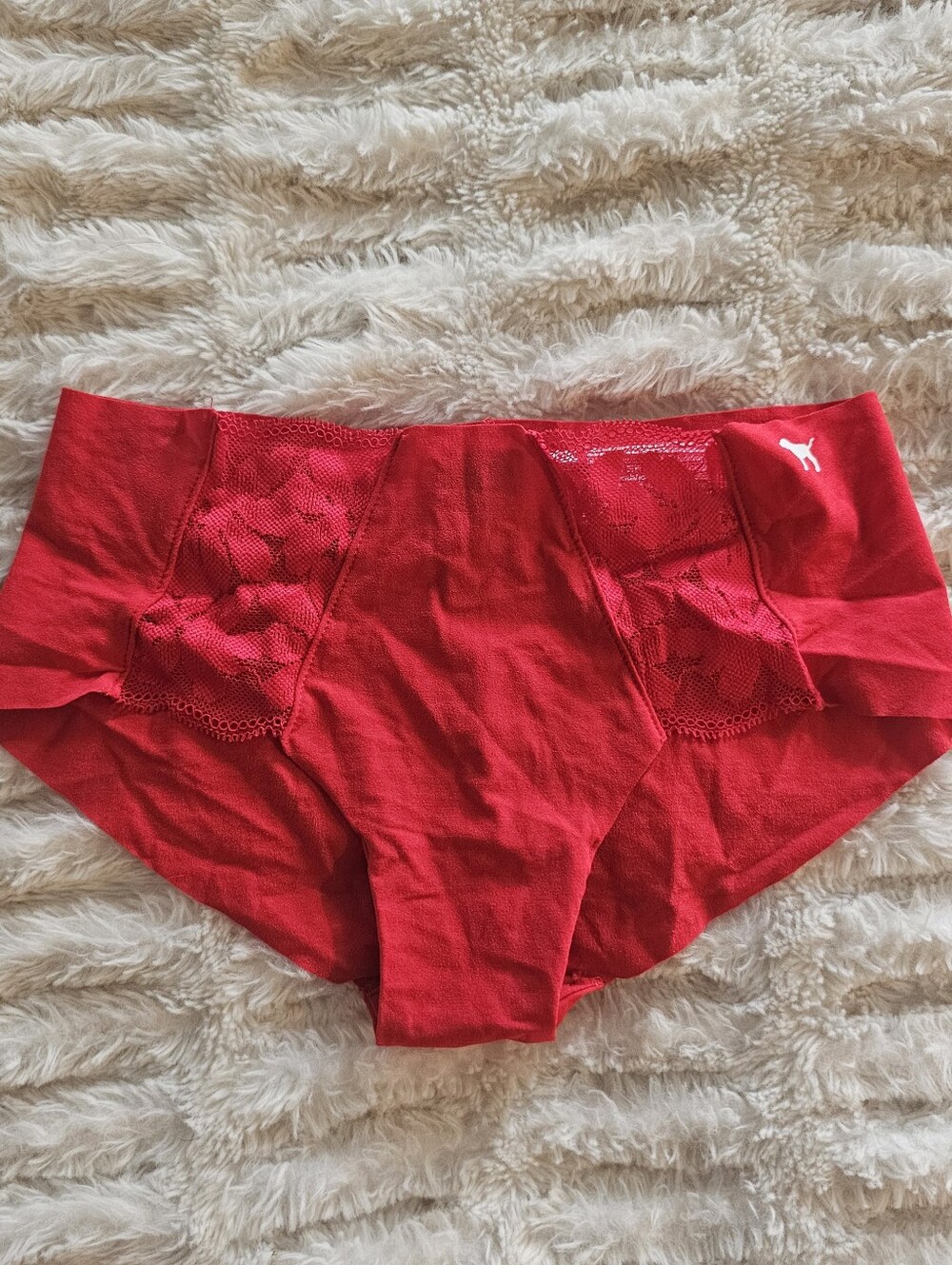 PINK Victoria's Secret Red No Show Hipster
